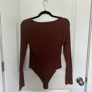 Aerie Hook & Eye Long Sleeve Bodysuit